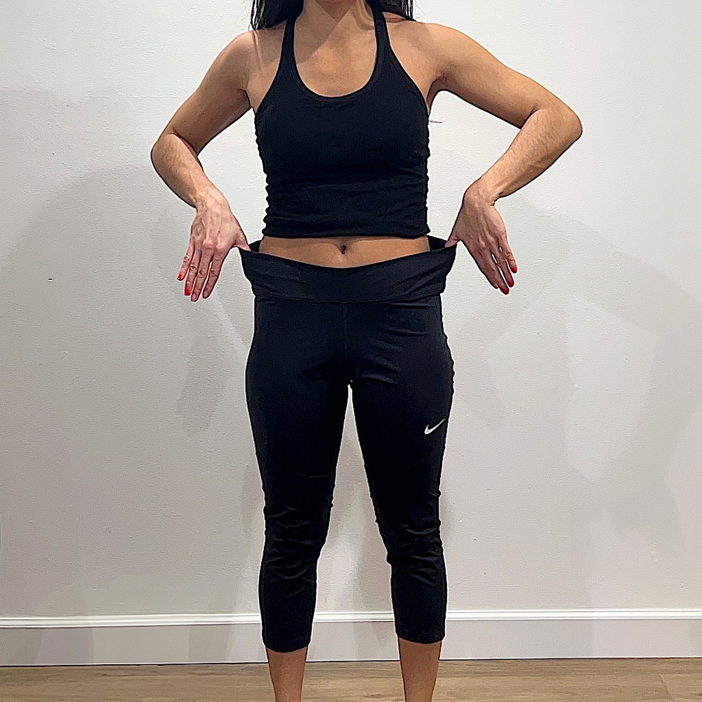 NIKE mesh cropped legging